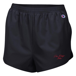 Women's San Diego State woven shorts- Black
