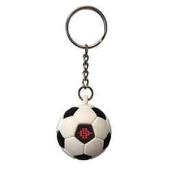 SD Interlock 3-D Soccer Ball Keyring