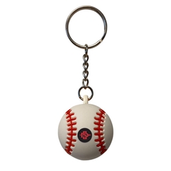 SD interlock 3-D Baseball Keyring