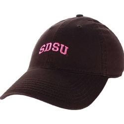 Adj Cap Tiny SDSU Arch Bubble Gum Pink SDSU