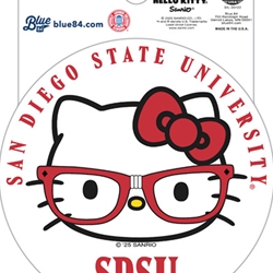 Hello Kitty San Diego State Red Lens Decal