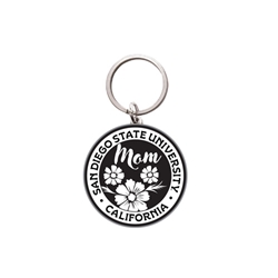 SDSU Mom Flower Keytag