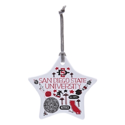 SDSU Star Ornament Julia Gash