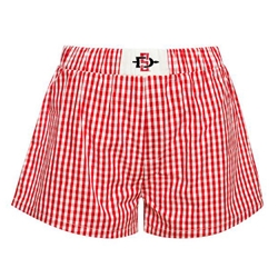 Gameday Gingham shorts with SD Interlock
