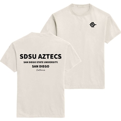 SDSU Aztecs With SD Interlock Tee
