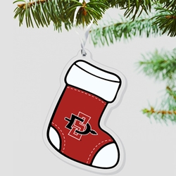 SD Interlock Stocking Acrylic Ornament
