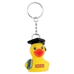 SDSU Grad Rubber Duck KeyChain