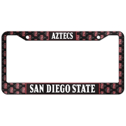 SDSU All Over Print License Plate Frame