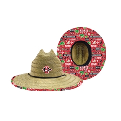SDSU Straw Lifeguard Hat