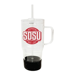 SDSU Aztecs 1897 40oz Glass Travel Mug
