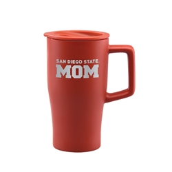 SDSU Mom Ceramic Travel Mug