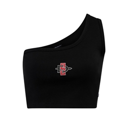 Asymetrical One Shoulder Top with SD Interlock