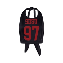 Womens Jersey Halter Top SDSU 97
