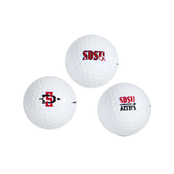 3-Pack SDSU Golf Balls