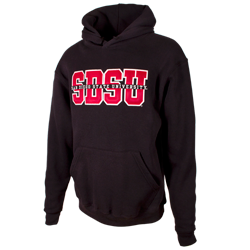 SDSU San Diego State University Hood - Black