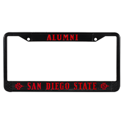 Alumni License Plate Frame-Black