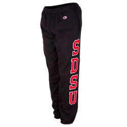 SDSU Classic Twill Sweatpants-Black