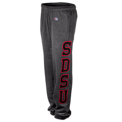 SDSU Classic Twill Sweatpants-Charcoal