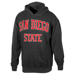 San Diego State Classic Pullover Sweatshirt-Graphite