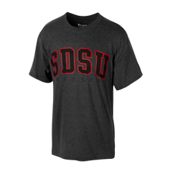 SDSU Aztecs Classic Tee-Charcoal