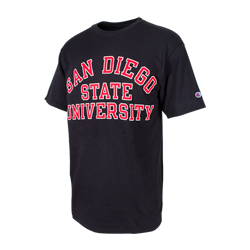 San Diego State University Classic Tee-Black