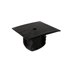 Graduation Regalia Cap-Black