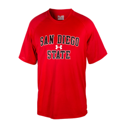 Under Armour San Diego State Tee-Red