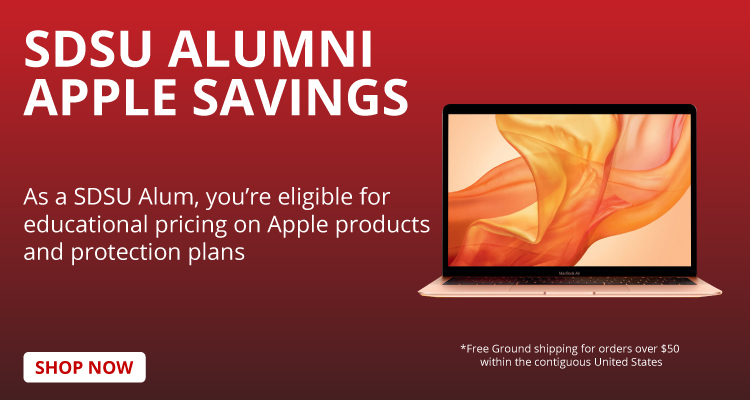 SDSU Alumni. Apple Savings.